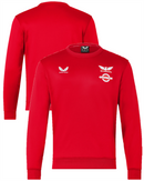Scarlets Men's Rugby Sweatshirt Castore Pro Players Sweatshirt