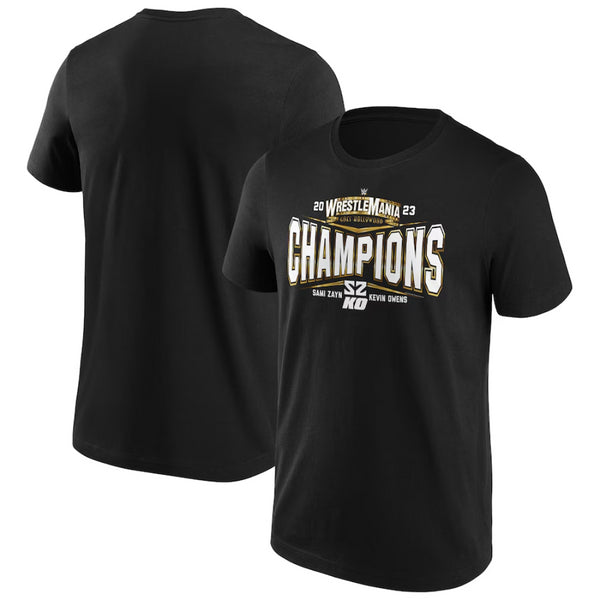 WWE Wrestlemania Men's T-Shirt Sami Zayn & Kevin Owens Top