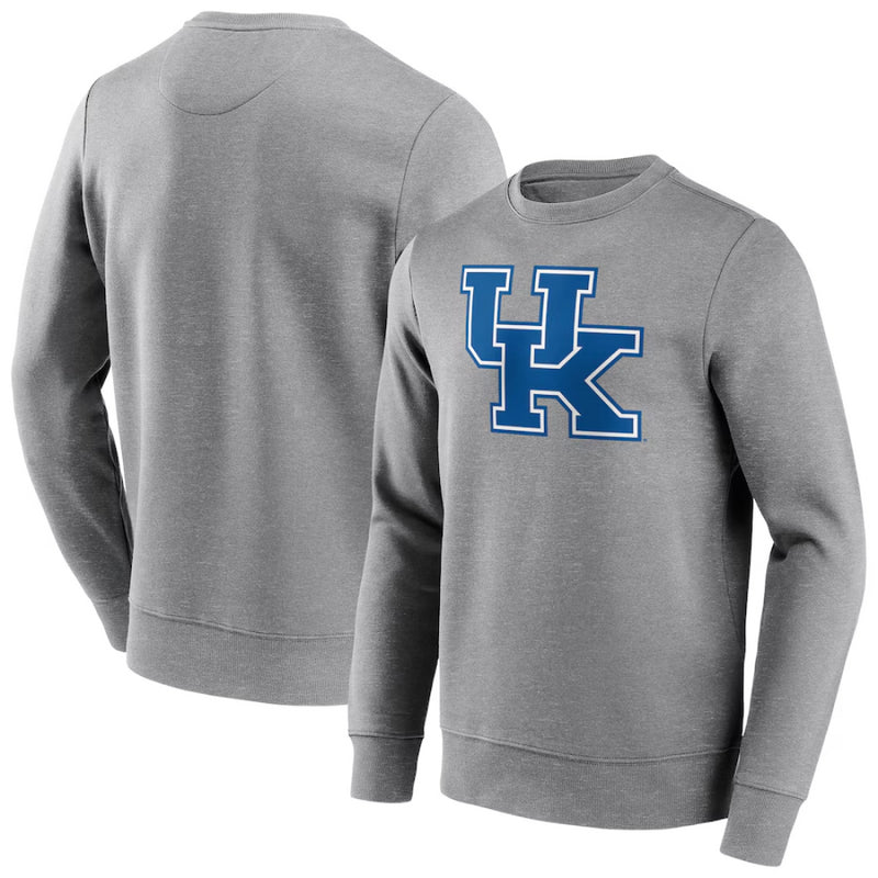 NCAA Kentucky Wildcats Sweatshirt Grey Primary Logo Sweatshirt