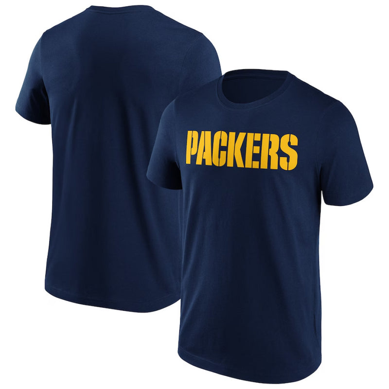 Green Bay Packers T-Shirt Men's NFL Alternate Wordmark Top