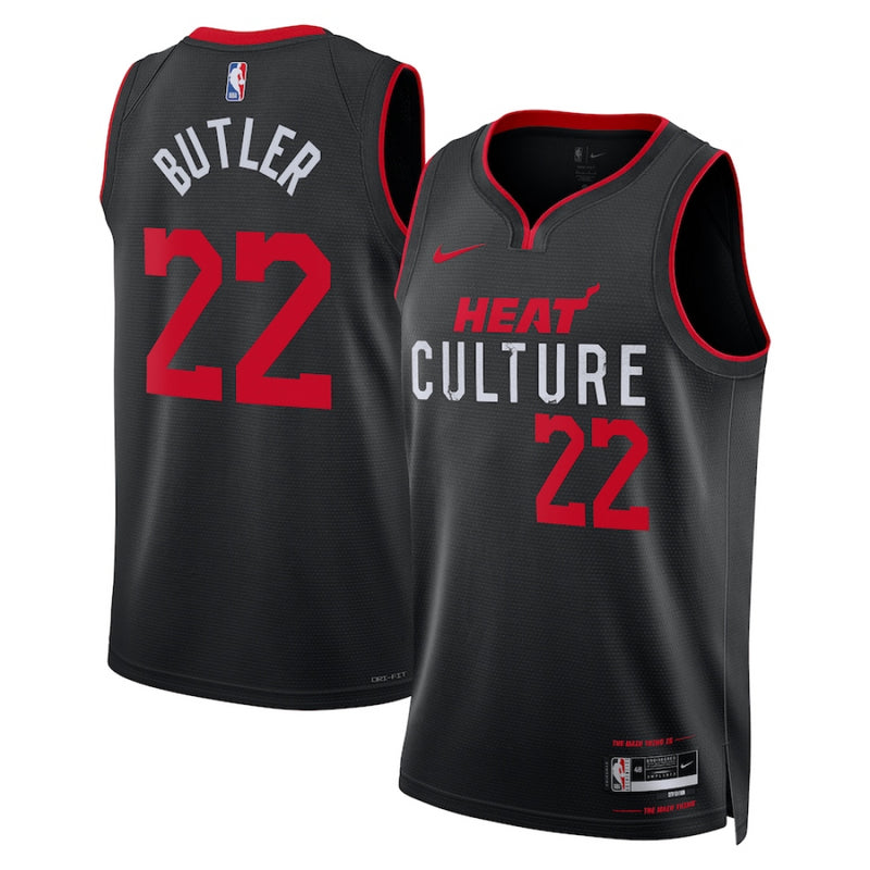 Miami Heat Men's Jersey NBA Nike City 23/24 Top - Butler 22