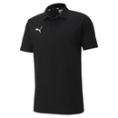 Puma Kid's Polo Top Black Logo Polo Shirt