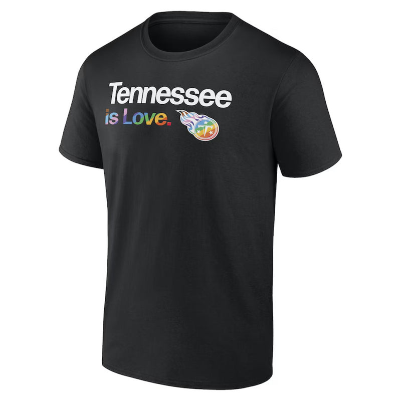 Tennesse Titans Men's T-Shirt NFL Pride Black Top