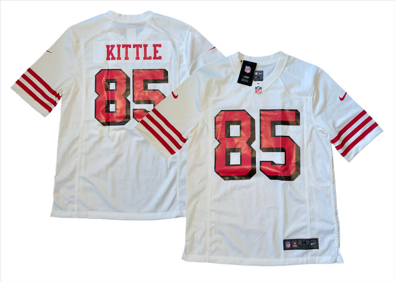 San Francisco 49ers Jersey Men's Nike NFL Alt Top - Kittle 85