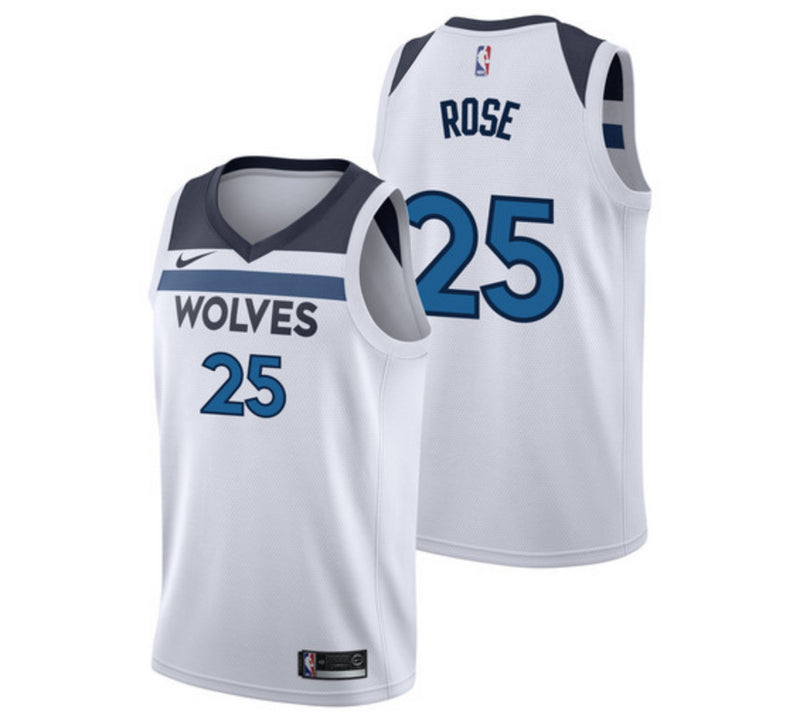 Minnesota Timberwolves Kid's Jersey NBA Nike Association - Rose