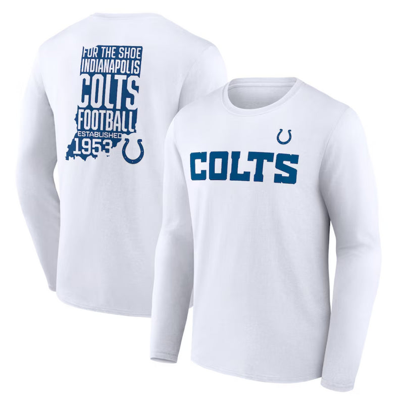 Indianapolis Colts Men's T-Shirt NFL LS Hotshot Top