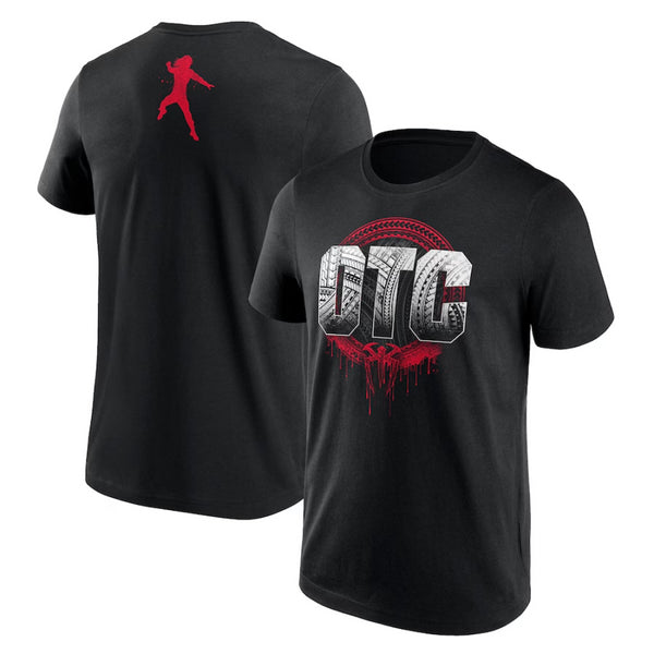 Roman Reigns Kid's T-Shirt WWE Black OTC Graphic T-Shirt