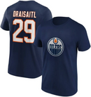 Edmonton Oilers T-Shirt NHL Men's Graphic Top - Drisaitl