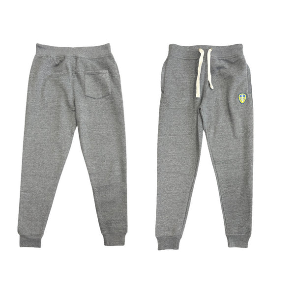 Leeds United Men's Joggers Football Essentials Grey Pants