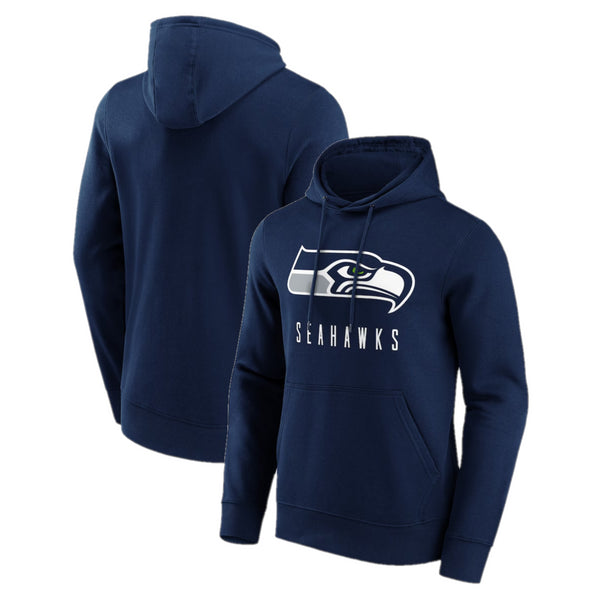 Seattle Seahawks NFL Hoodie Men's Seasonal Essentials Navy Top