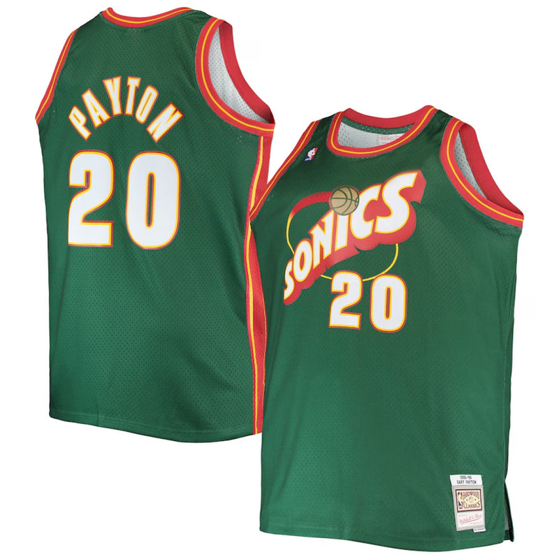 Seattle Supersonics Jersey Mitchell & Ness Payton Men's NBA