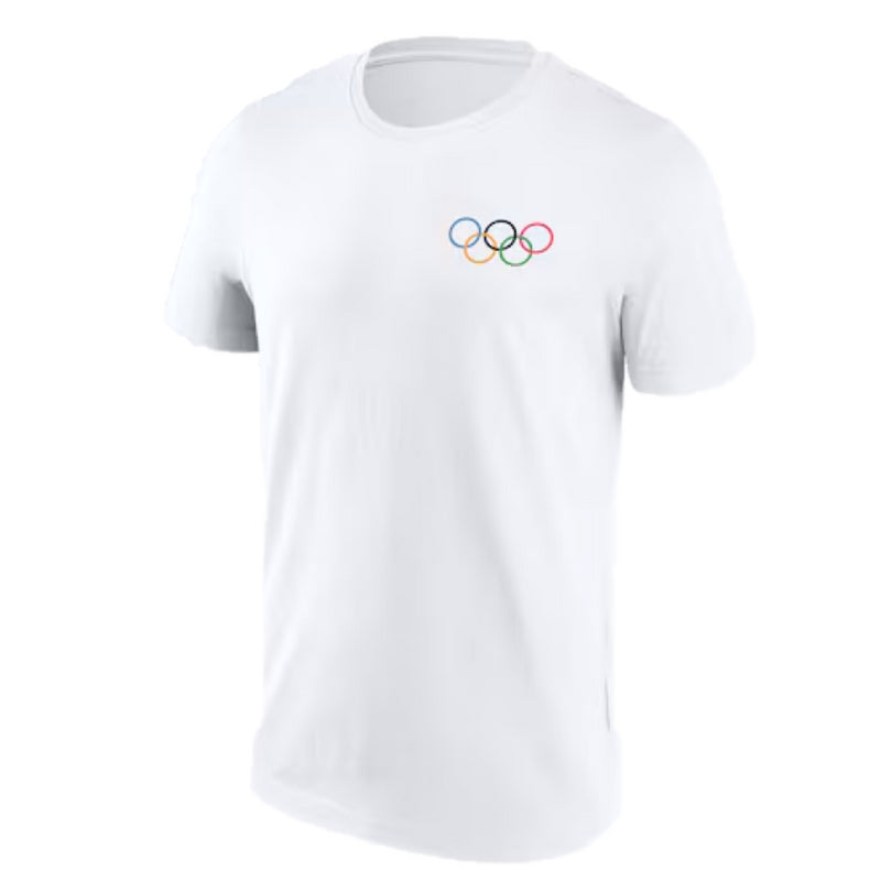 Olympics Collection Men's T-Shirt White Ryslee Graphic Top