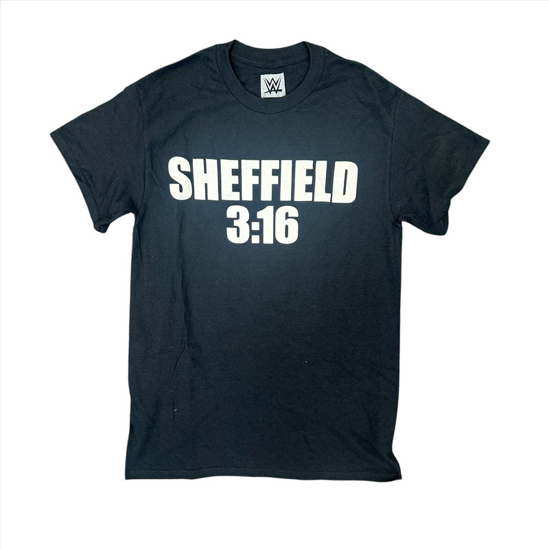 Steve Austin Men's T-Shirt WWE Sheffield 3:16 Graphic Top