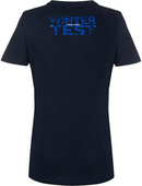 VR46 Women's Blue T-Shirt MotoGP Winter Test Top