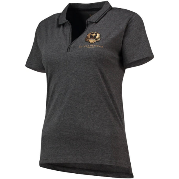 Ryder Cup Women's Polo Golf Marl Grey Collection Polo Shirt