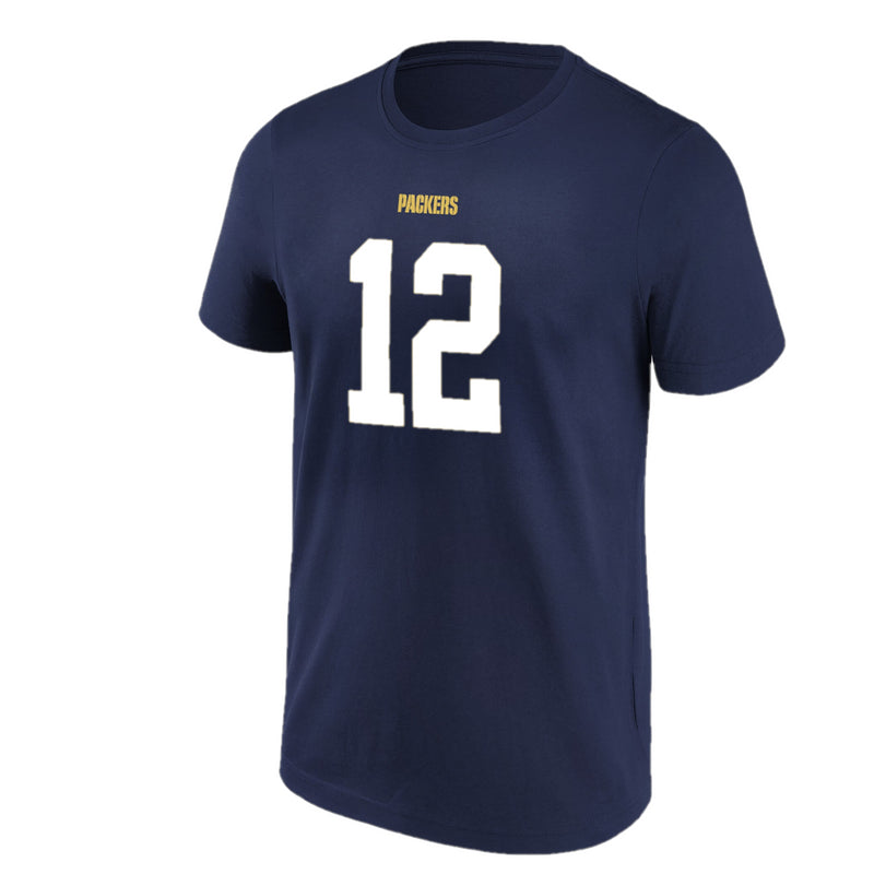 Green Bay Packers T-Shirt Men's NFL N&N Rodgers 12 Top