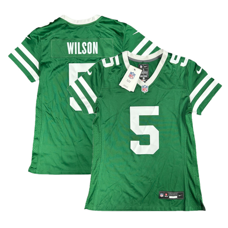 New York Jets Jersey Women's Nike NFL Home Top - Wilson 5