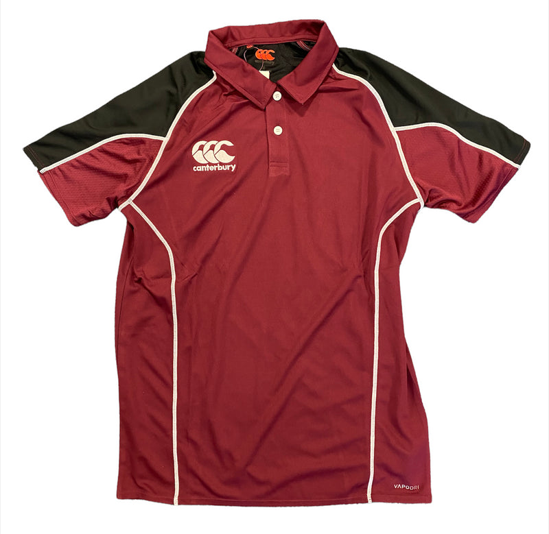 Canterbury Men's Rugby Polo Maroon/Black Radium Perf Polo
