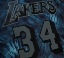 Los Angeles Lakers Jersey Men's NBA M&N Shaquille O'Neal 34 Top