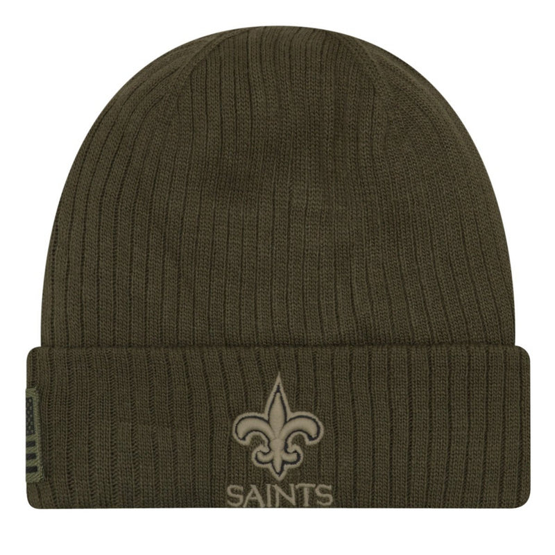New Orleans Saints Beanie Adult New Era Salute To Service Hat