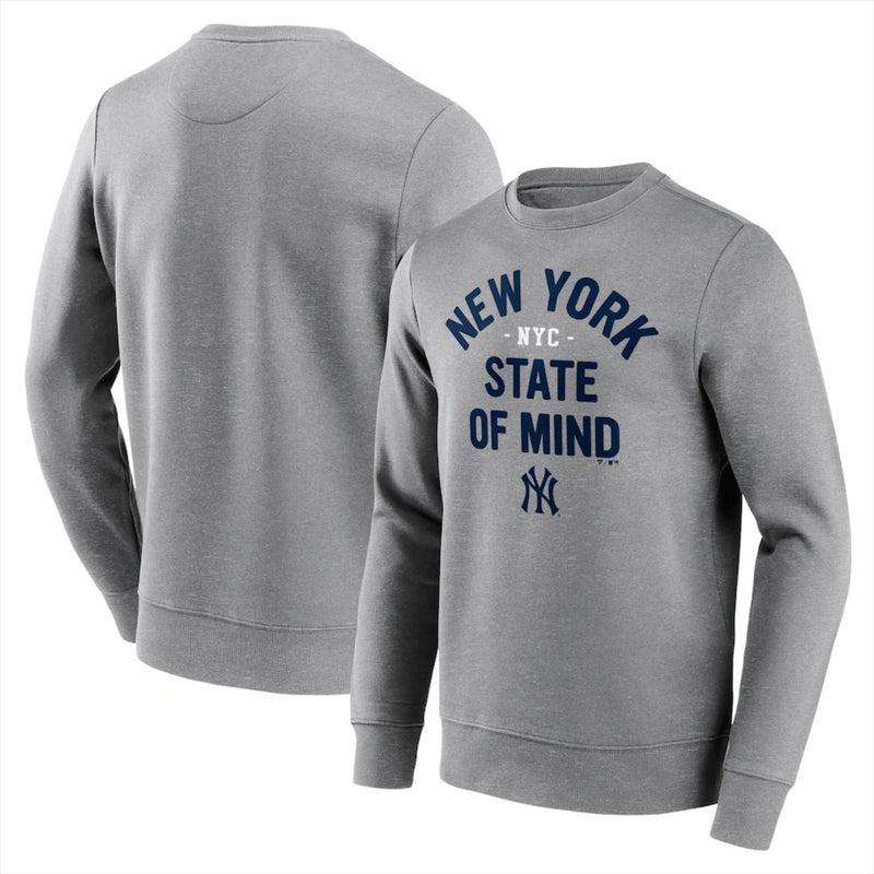 New York Yankees Hoodie Sweatshirt MLB Men's Baseball Fanatics Top