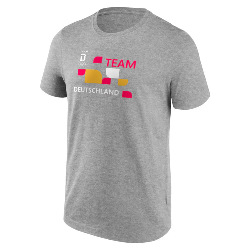 Team D Men's T-Shirt Olympics Grey Hometown Graphic Top