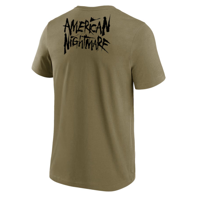 WWE Men's Graphic T-Shirt Cody Rhodes Skull Camo Top