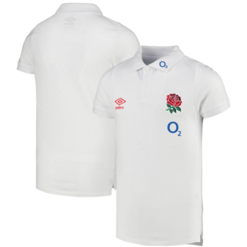England Rugby Polo Shirt Kid's Umbro Top