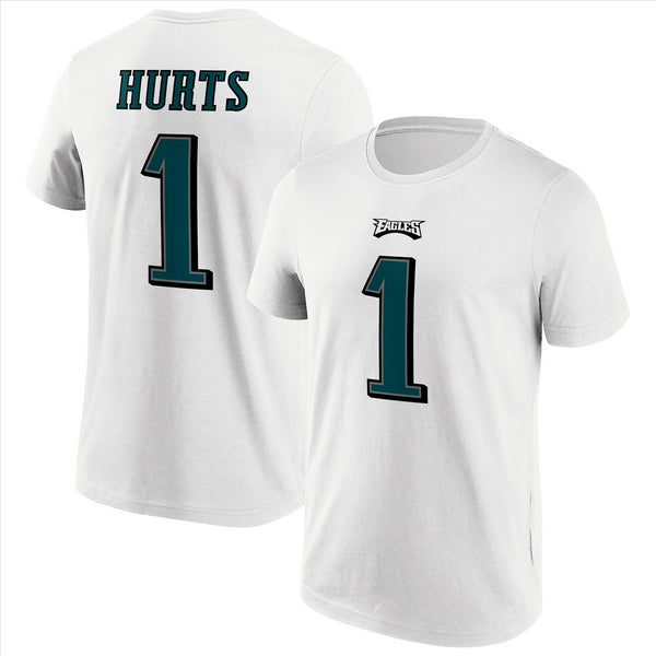Philadelphia Eagles Men's T-Shirt NFL N&N Hurts 1 Graphic Top