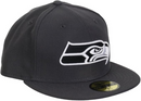 Seattle Seahawks Men's Cap NFL New Era Grey Fitted Hat