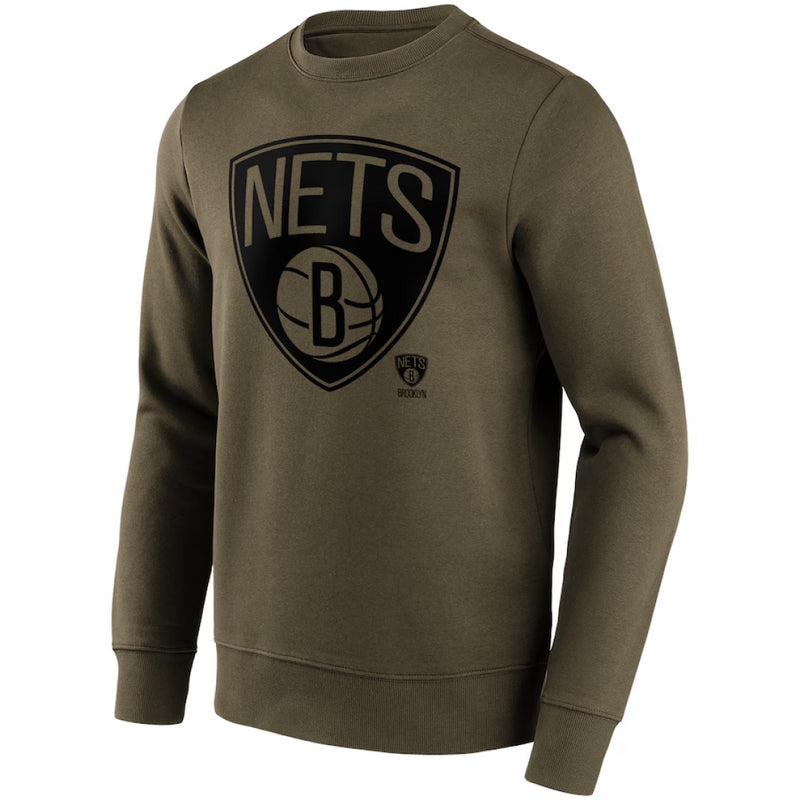 Brooklyn Nets Men's Sweatshirt NBA Mono Logo Graphic Top