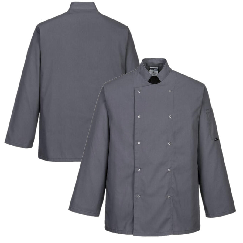 Portwest Suffolk Stud Jacket Men's Slate Grey Jacket