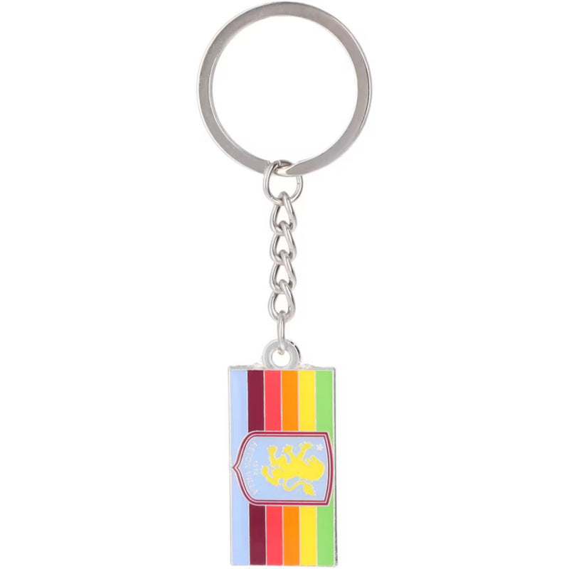 Aston Villa Football Keyring Pride Flag Keychain