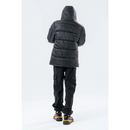Hype Men's Puffer Coat Men's Black Logo Jacket