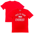 British & Irish Lions T-Shirt Men's Rugby Red Everest Top