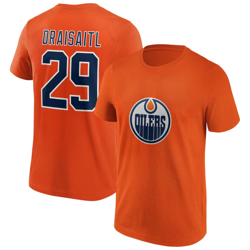 Edmonton Oilers NHL T-Shirt Men's Ice Hockey Fanatics Top