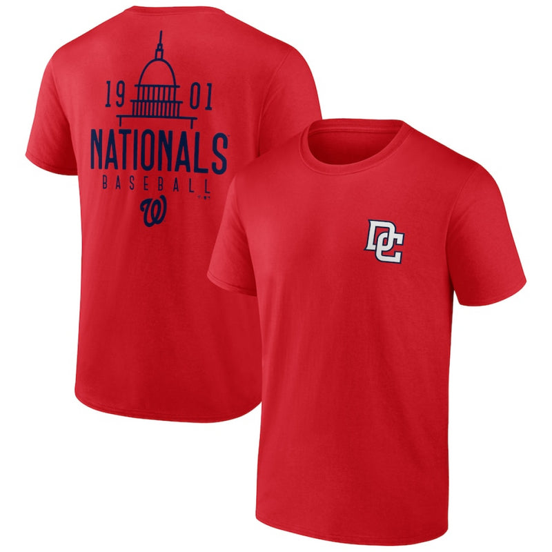 Washington Nationals Men's T-Shirt MLB Hometown Red Top