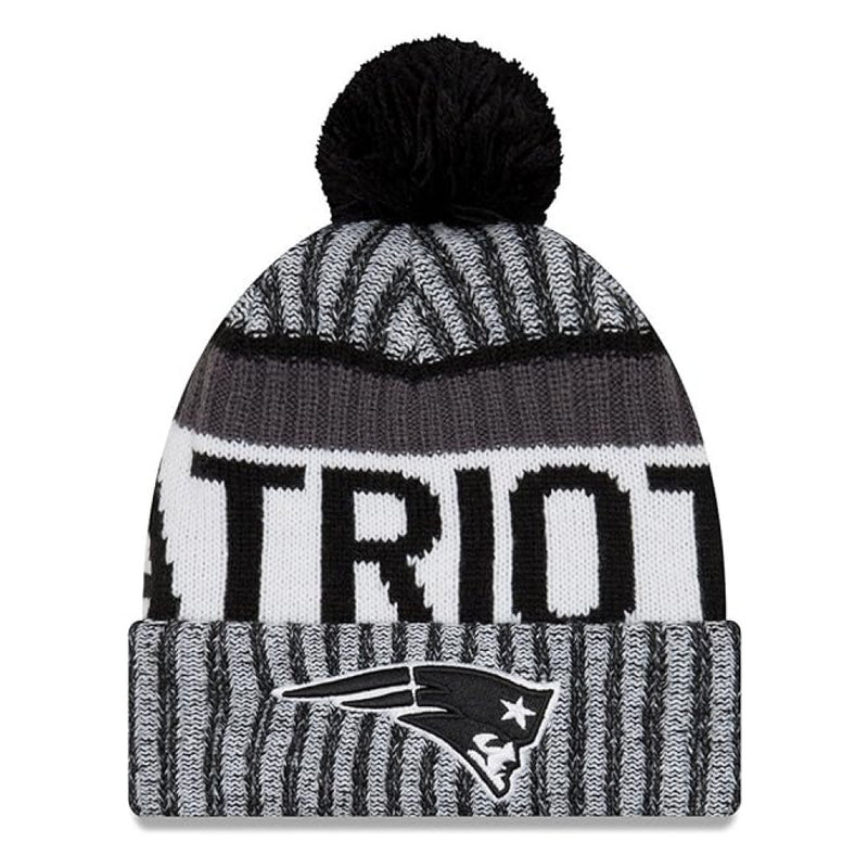 New England Patriots Beanie Adult New Era Winter Bobble Hat