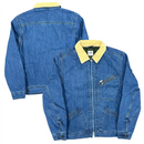 Lee Men's Denim Jacket Full Zip Blue Jacket