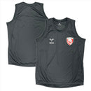 Gloucester Rugby Men's Singlet Oxen Black Training Vest Top