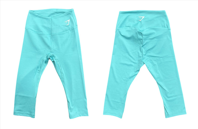 Gymshark Training Cropped Leggings Women's Fauna Teal Leggings