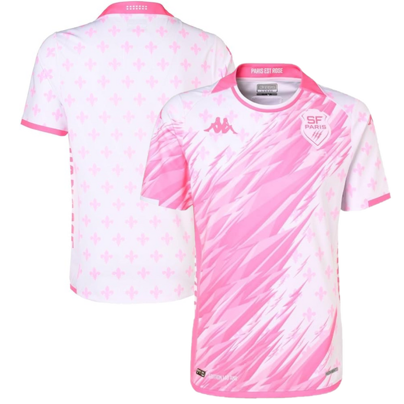 Maillot rugby GAMBADOU Racing Club TOULOUSE KAPPA shirt porté n°17 3XL Maillot rugby GAMBADOU Racing Club TOULOUSE KAPPA shirt porté n°17 3XL