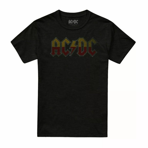 AC/DC Men's Black T-Shirt For Those About To Rock 1982 Tour Top