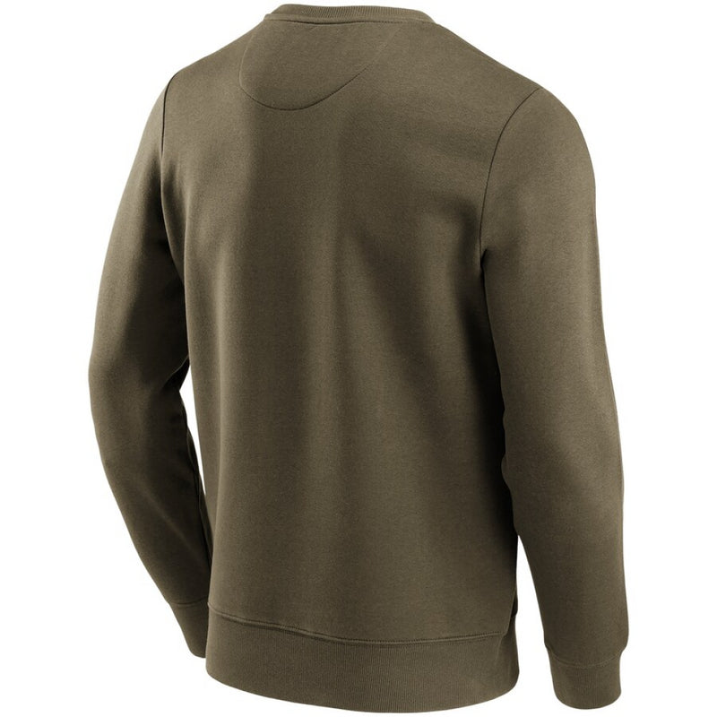 Derby County Men's Graphic Sweatshirt Football Khaki Mono Logo Top