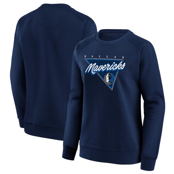 Dallas Mavericks Sweatshirt NBA Buy Back Navy Women's Top