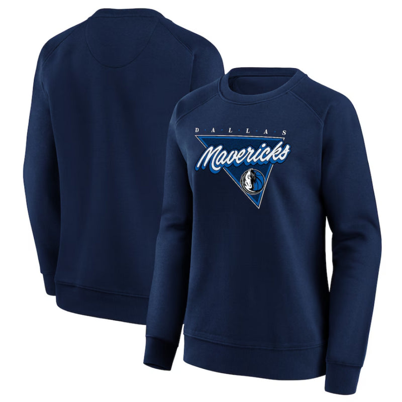 Dallas Mavericks Sweatshirt NBA Buy Back Navy Women's Top