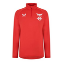 Scarlets 1/4 Zip Top Castore Rugby Training Men's Pro Midlayer