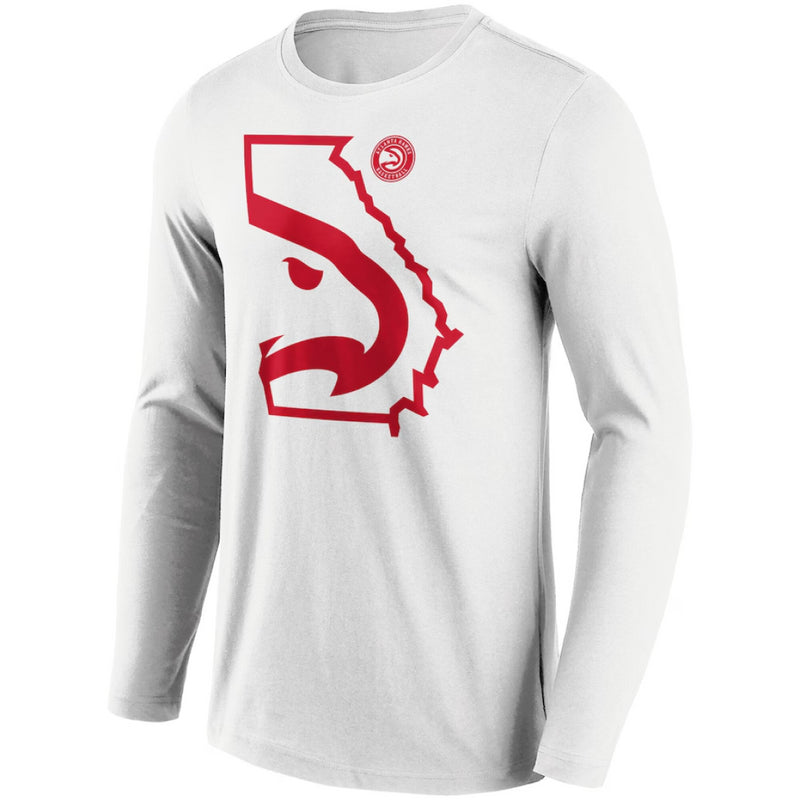 Atlanta Hawks NBA T-Shirt Men's State Hometown LS Top