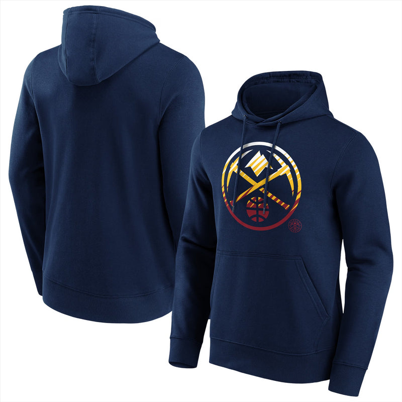 Denver Nuggets NBA Hoodie Men's Fade Graphic Basketball Top