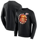 Kansas City Chiefs Sweatshirt Men's NFL Black Top